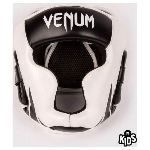 Venum Challenger vaikiškas šalmas, juodas/baltas