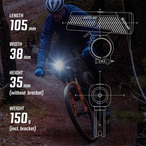 Headlamp Sigma Buster 800 USB