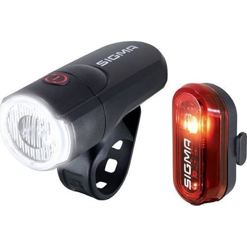 Apšvietimo komplektas Sigma AURA 30 + Curve K-Set battery (StVZO)