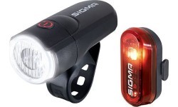 Apšvietimo komplektas Sigma AURA 30 + Curve K-Set battery (StVZO)