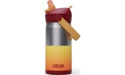 Thrive Flip Straw Kids VSS vaikiška gertuvė 0,35 l, Orange Sunset