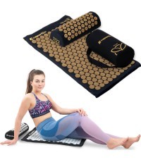 Massage set inSPORTline Alavea II - Black-Gold