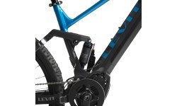 Полноподвесный горный электровелосипед Levit Kingit BF Overstep 630 29" - 2024 - Blue black pearl
