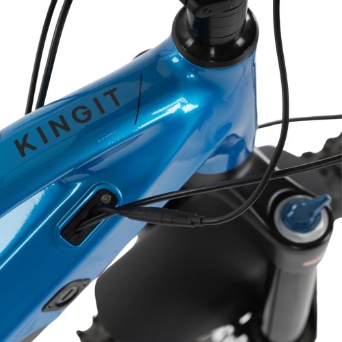 Visiškai pakabinamas kalnų elektrinis dviratis "Levit Kingit BF Overstep 630 29" - 2024 - Blue black pearl