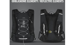 NC1797 BLACK RUNNING BACKPACK JOURNEY NILS CAMP