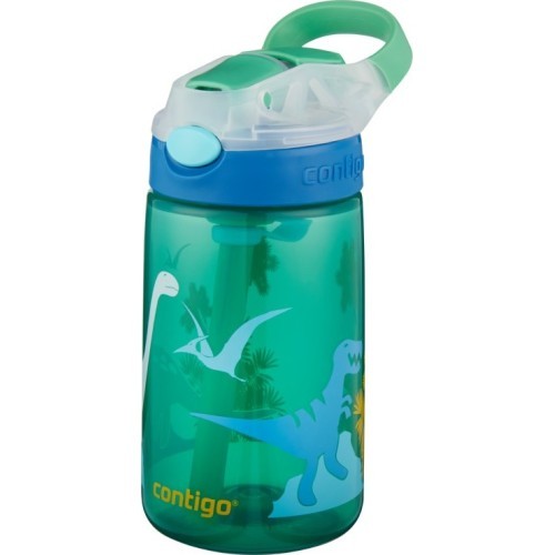 Vaikiška gertuvė Contigo Gizmo Green Dino, 2115035, 420 ml