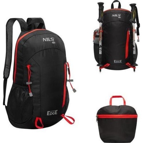 Черный рюкзак NILS CAMP NC1724 Edge 22 л