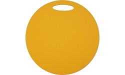 Apvalus sėdėjimo kilimėlis Yate, 35 cm, geltonas