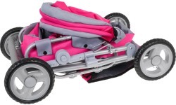 2-in-1 Pink Stroller