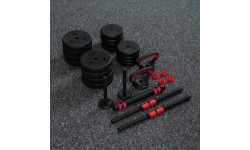 SGN140 Pro Set 6 viename svorių rinkinys, 2 dalys, 40 kg HMS
