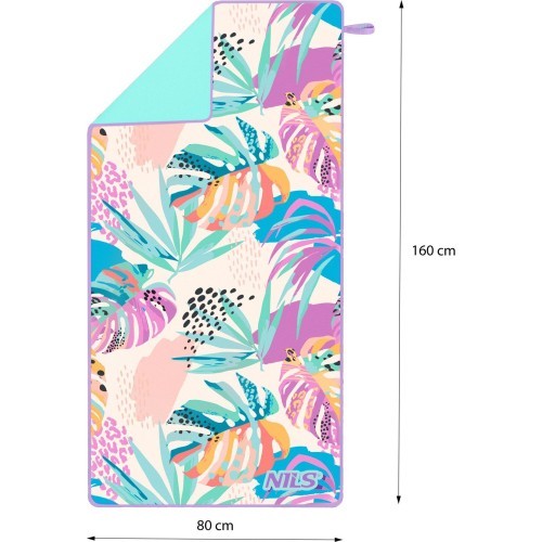 Полотенце из микрофибры NCR14 Flora 160x80 см Nils