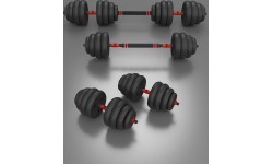 Набор отягощений SGN140 Pro Set 6 в 1, 2 части, 40 кг HMS