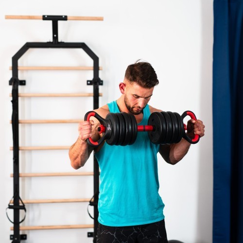 SGN140 (2 PARTS) PRO SET 6IN1 WEIGHT SET 40KG HMS