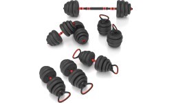 SGN140 Pro Set 6 viename svorių rinkinys, 2 dalys, 40 kg HMS