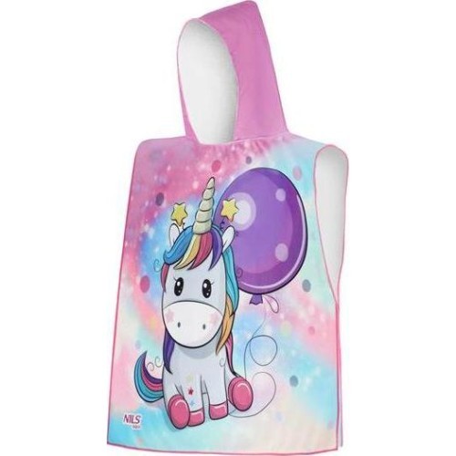 NAR20 UNICORN NILS AQUA PONCHO TOWEL