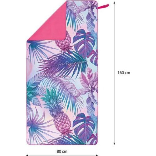 Microfibre Towel Nils Camp NCR14 Pineapple, 160x80cm 