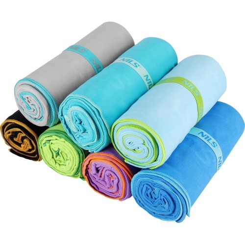 NCR12 MICROFIBRE TOWEL SEA BLUE 180x100 CM NILS