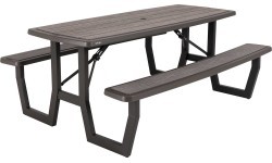 Sulankstomas pikniko stalas Lifetime Rough-Cut