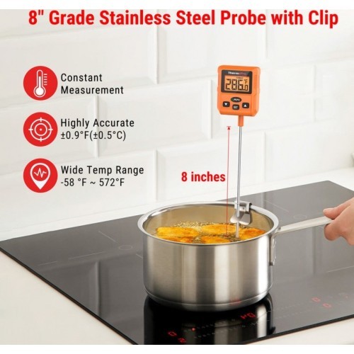 Digital oil and candy thermometer with probe ThermoPro TP511