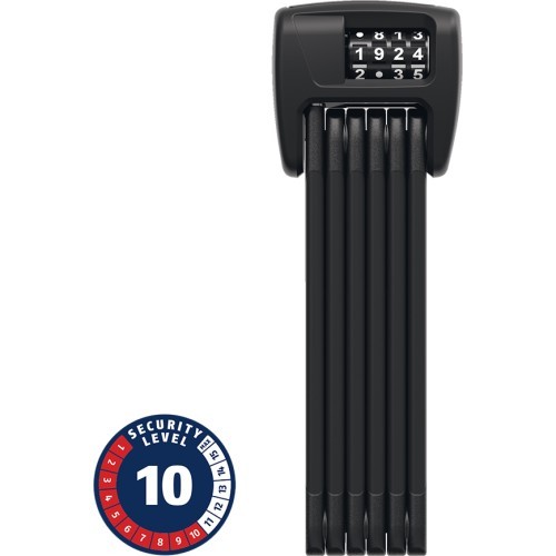 ABUS BORDO Combo 6000C/90 folding lock, black, 90 cm