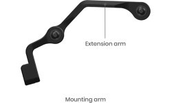 Priekinio žibinto laikiklis/adapteris Magicshine FORKIX - Mount for Brompton Folding Bikes // GoPro mount