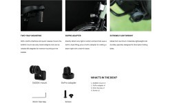 Magicshine SADDIX rear light mount/adapter for Brompton folding bikes // GoPro mount