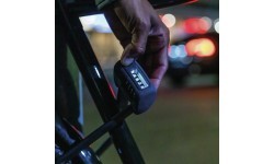 Lock ABUS BORDO™ Combo 6000C/90 LED Black SH // folding, with LED light, 90 cm (black)