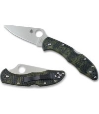 Folding Knife Spyderco C11ZFPGR Delica 4 Zome
