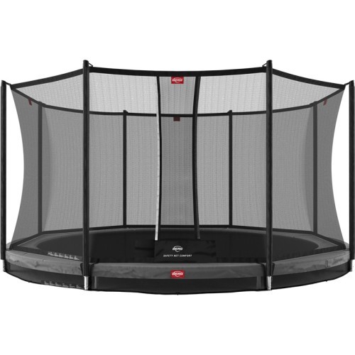 BERG Favorit InGround 430 batutas, pilkas + apsauginis tinklas Comfort