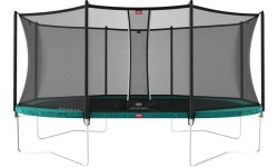 Батут BERG Grand Favorit Regular 520, зелёный + защитная сетка Comfort
