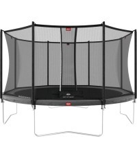 Batutas BERG Favorit Regular 330 pilkas + apsauginis tinklas Comfort