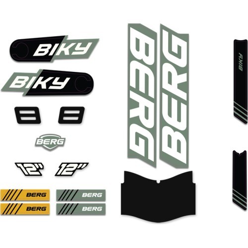 Biky – lipdukų rinkinys Cross Green