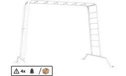 PlayBase rėmo apatinės plokštės varžtų komplektas (4 vnt.)