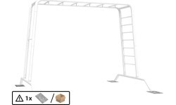 PlayBase rėmo apatinė plokštė