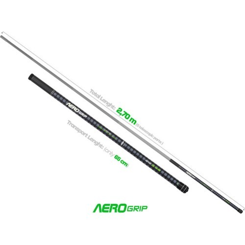 ZFISH Aero Grip kelioninė graibšto rankena, 2,70 m