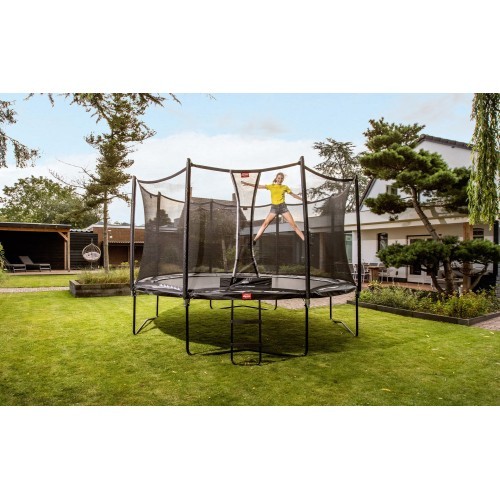 BERG Favorit Regular 330 žalias batutas + apsauginis tinklas Comfort