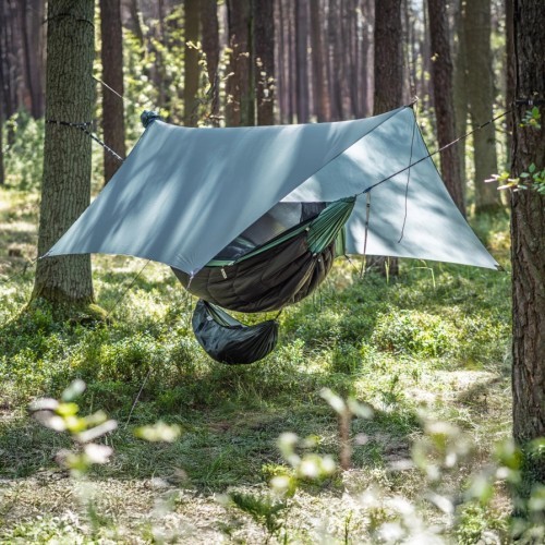 Palapinė-tentas miegojimui ant žemės Lesovik ZMORA silver pine