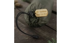 Термотент TigerWood 3 м x 4 м, оливково-зелёный