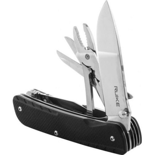 Sudedamas peilis Ruike LD41-B, daugiafunkcis, juodas