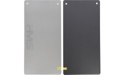 Fitneso kilimėlis HMS Premium MFK07 šviesiai pilkai juodas, 120 x 60 cm, EVA, 15 mm