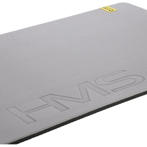 Fitneso kilimėlis HMS Premium MFK07 šviesiai pilkai juodas, 120 x 60 cm, EVA, 15 mm