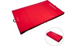 Sulankstomas gimnastikos kilimėlis inSPORTline Quad fold 200 x 120 x 5 cm - Raudona