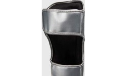 Ringhorns Charger by Venum Shin Guards - Silver/Black