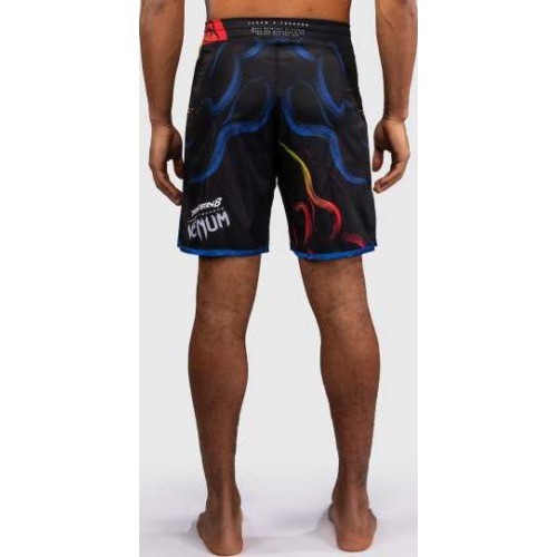 Venum x TEKKEN 8 Fight Shorts - Yoshimitsu - Black/Orange