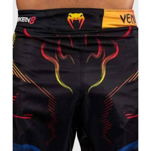 Venum x TEKKEN 8 kovinės kelnaitės – Yoshimitsu – juoda/oranžinė