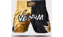 Venum Inferno 2.0 Muay Thai šortai, juodi/auksiniai