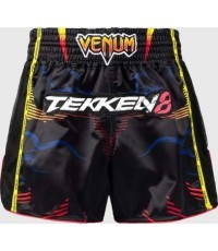 Шорты Muay Thai Venum x TEKKEN 8 - Yoshimitsu - чёрный/оранжевый