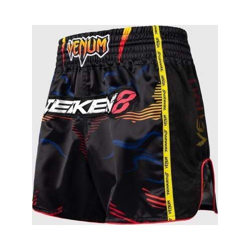 Venum x TEKKEN 8 Muay Thai šortai - Yoshimitsu - juoda/oranžinė
