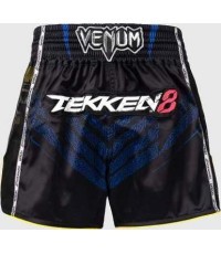 Venum x TEKKEN 8 Muay Thai šortai King, juodi/geltoni