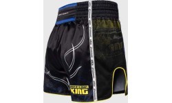 Venum x TEKKEN 8 Muay Thai šortai King, juodi/geltoni